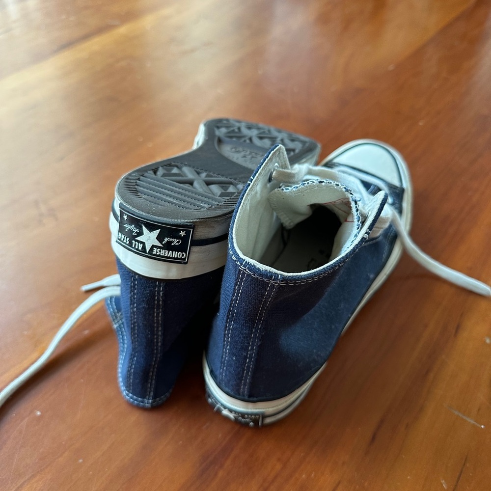 Converse Navy High-Top Sneakers